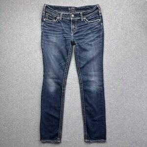 Silver Women's Jeans Suki Mid Straight Size 32x32